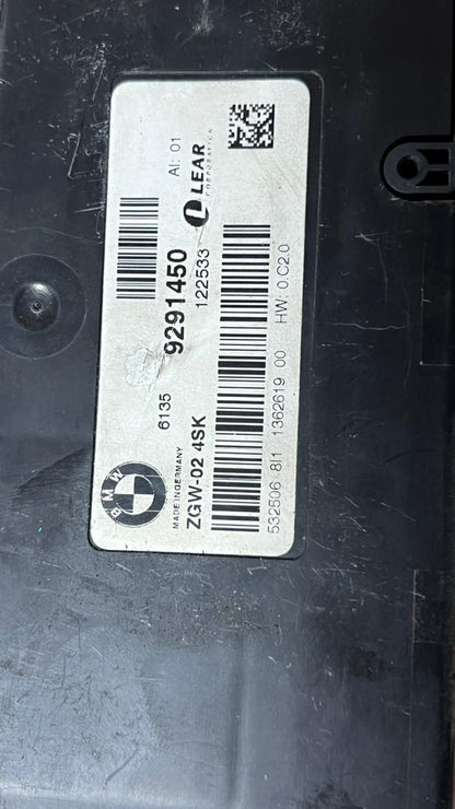 BMW Central Gateway Control Module 9291450 5 Series F10