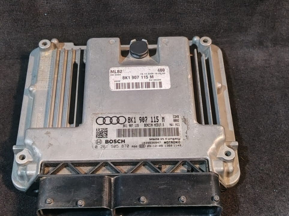 AUDI  A4 B8 A5 8T 1.8 TFSI CDHB 160HP ENGINE CONTROL UNIT AUTOMATIC - 8K1907115M