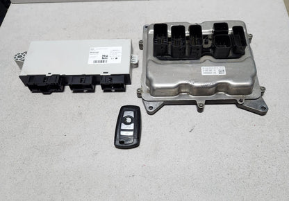 2012-2017 BMW 320i F10 F25 F30 N20 Engine Control Unit DME ECU Set 8606306 OEM