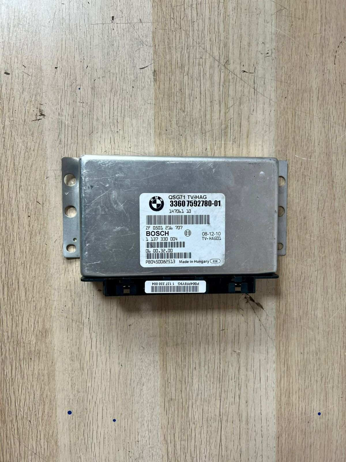 2009 BMW X6 Differential Lock Control Module 3360 7592780 X6, X5M, and X6M