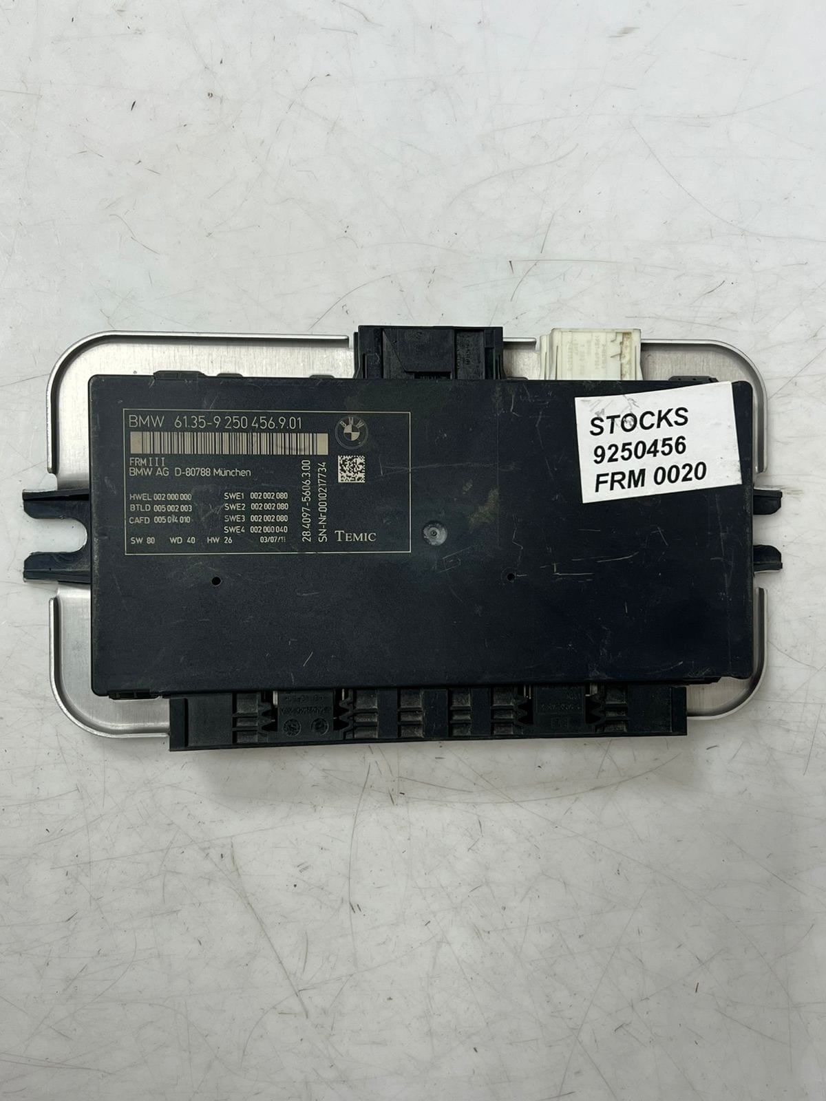 2011-2015 BMW F10 F12 F07 550i 535i Footwell Light Control Module 9250456 OEM