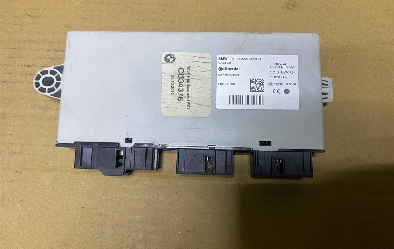 2010 BMW X3 Cas Control Unit Module 9226955 5 Series GT F07, 7 Series F01-F04, X