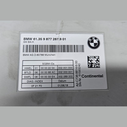 BMW G01, G02, G11, G12, G20, G22, G26 Seat Control Module 9877267 OEM