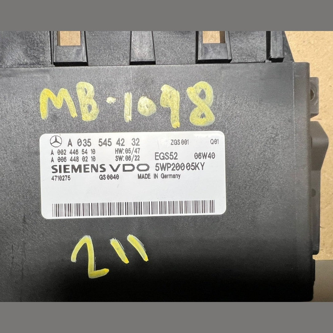 04–08 Mercedes W211 E-Class Transmission Control Module TCM/TCU A035 5454232 OEM