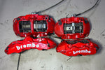 Bild in die Galerieansicht laden, Mercedes-Benz E63 W212 AMG E-Class Front \ Rear Brembo Red Brake Calipers Set