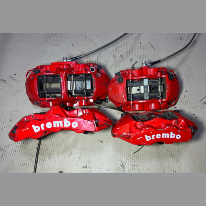Mercedes-Benz E63 W212 AMG E-Class Front \ Rear Brembo Red Brake Calipers Set