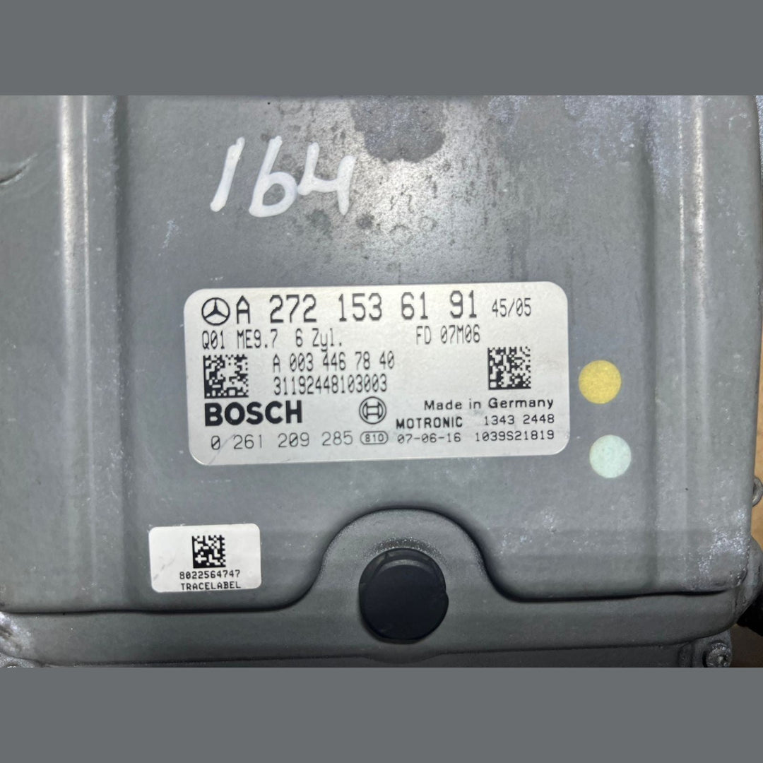 07-13 Mercedes W164 ML GL Motorsteuergerät Einheit ECM ECU A272 1536191 OEM