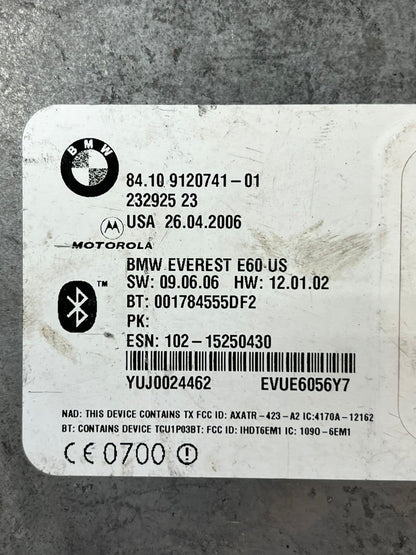 2006-2011 BMW 325i 330i, 530i, E6x Bluetooth Telematics Control Unit 9120741 OEM
