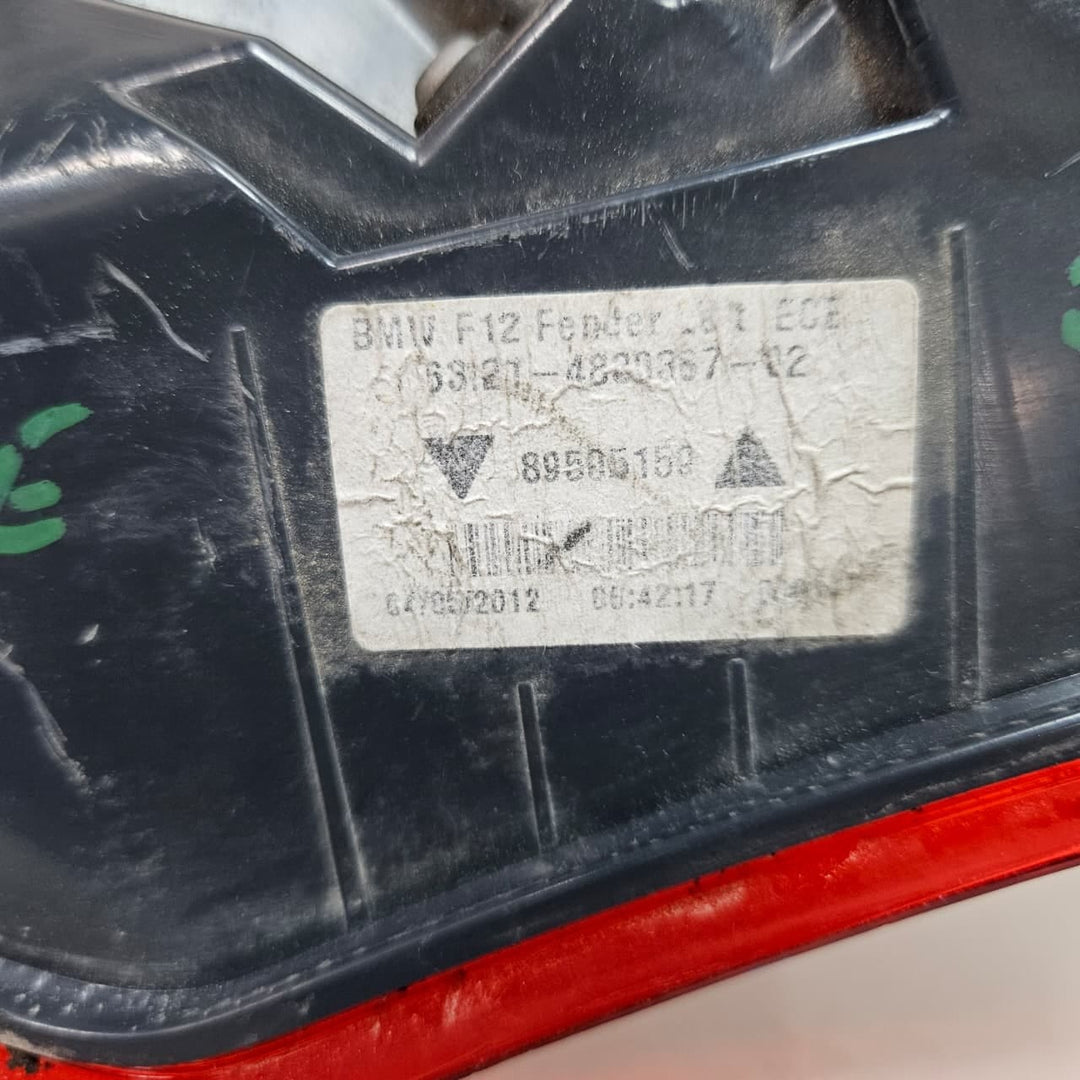 4880367-2012-2018 BMW 6 Series Coupe F13 M6 640i Rear Left Taillight OEM