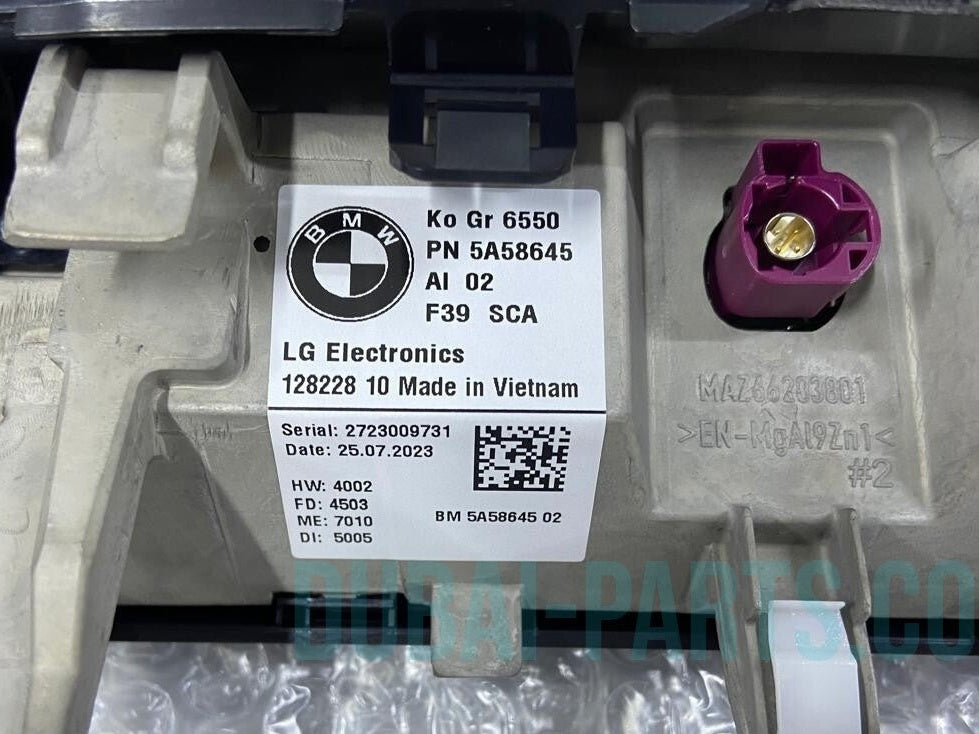 OEM BMW F39 X2 10.5 CENTRAL INFORMATION DISPLAY SCREEN 5A58645 BRAND NEW