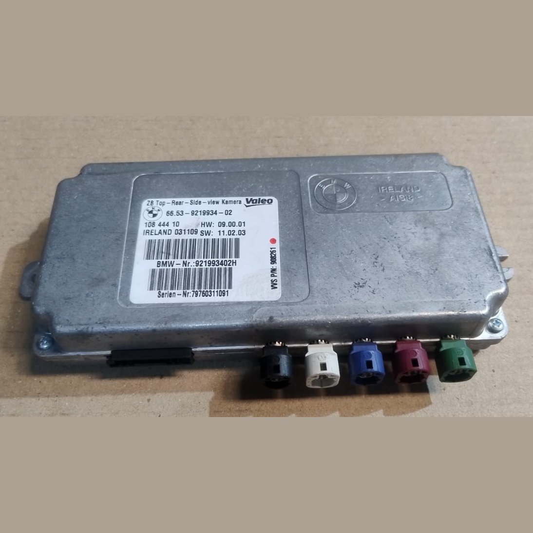 BMW F30 F31 F34 F80 F33 F32 F36 F82 BACKUP TOP REAR SIDE VIEW CAMERA ECU 9219934