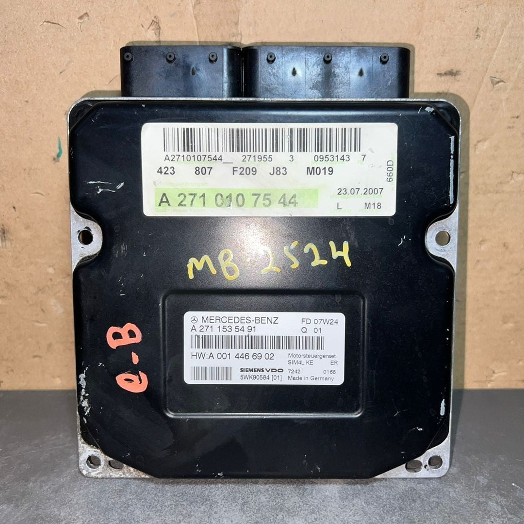 07-09 Mercedes W209 CLK Motorsteuergerät Einheit ECM ECU A271 1535491 OEM