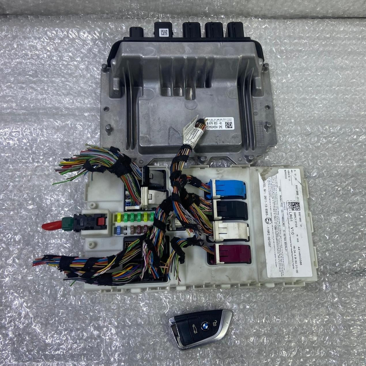 OEM BMW X1 F48 B38 ECU Engine Control unit DME Set 8678853 BOSCH