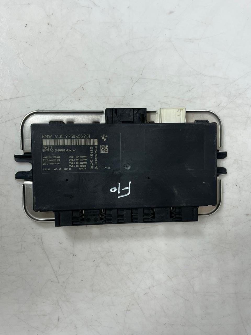2013-19 BMW F10 F11 F07 F01 650i Gran Coupe Footwell Control Module 9250455 OEM