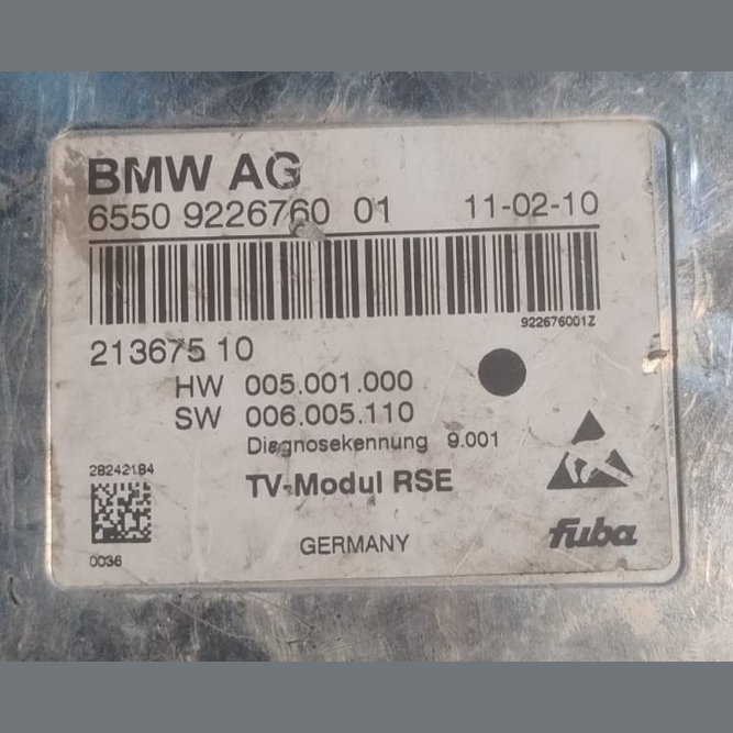 BMW F01 F02 7 SERIES TV MODULE CSR TV MODULE CSR 9226760