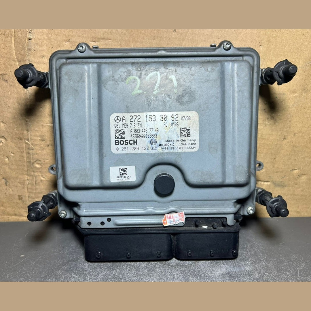 07-12 Mercedes W221 S-Class Engine Control Module Unit ECM ECU A272 1533092 OEM
