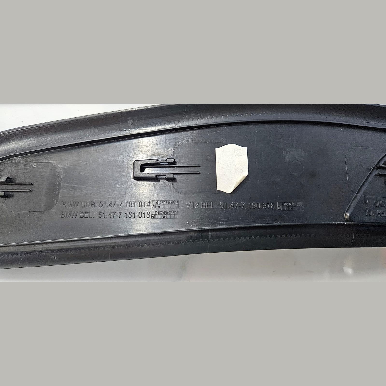 OEM BMW F01 F02 Front Rear Door illuminated Sill Plate Kick door step trim Set