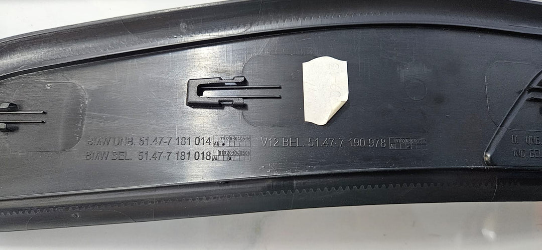 OEM BMW F01 F02 Front Rear Door illuminated Sill Plate Kick door step trim Set