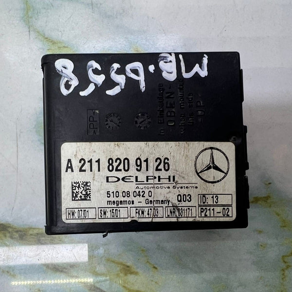 2001-2005 Mercedes C240 Alarm Control Unit A2118209126 W203 CLK and SL R230