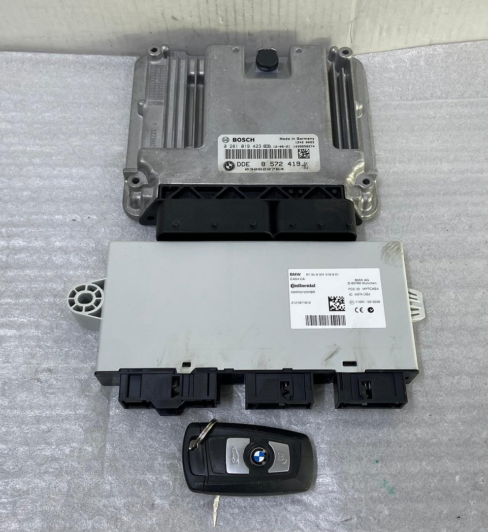 OEM BMW X3 F25 N47N ENGINE CONTROL ECU UNIT MODULE DDE ECU SET 8572419