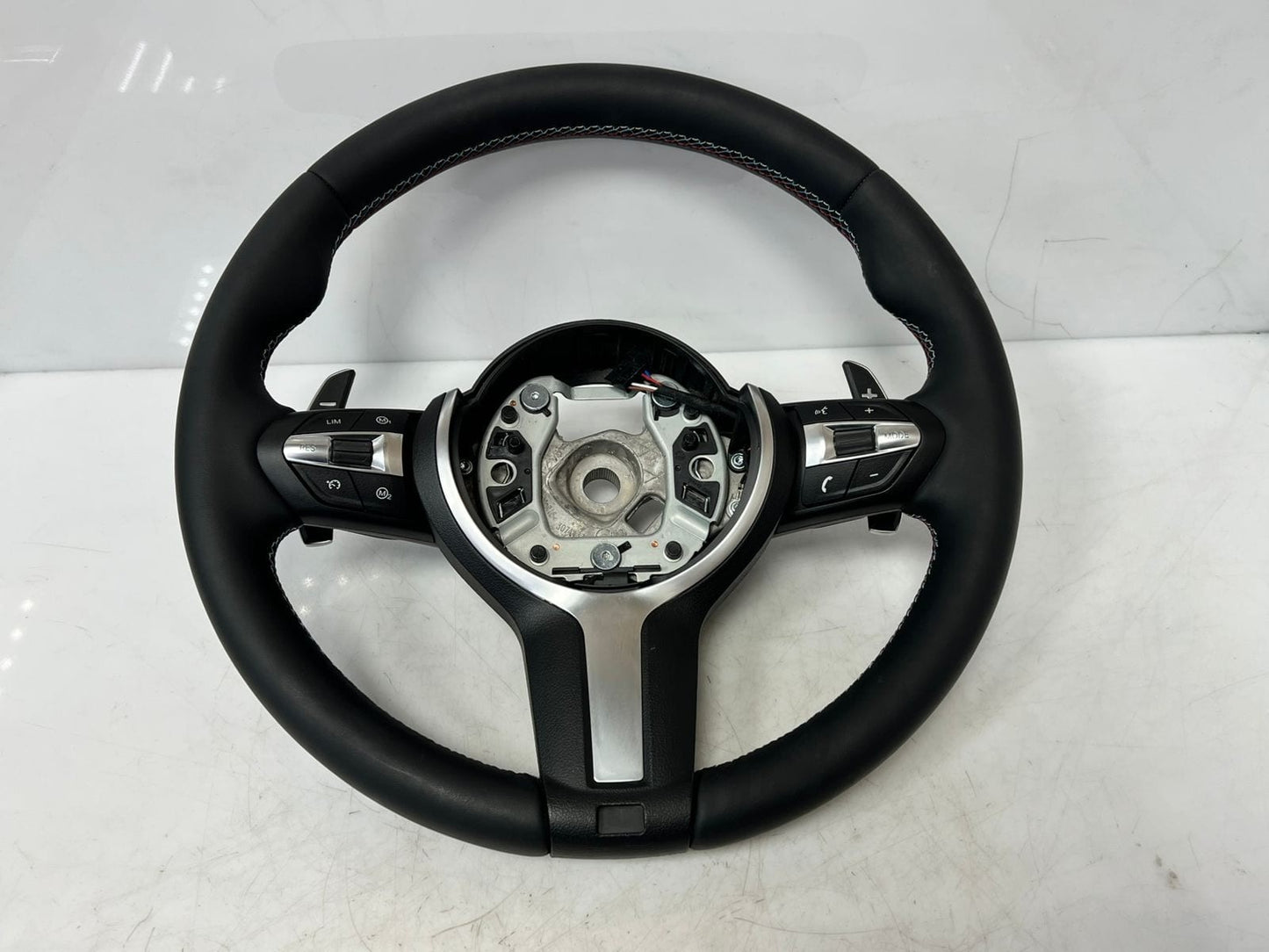 BMW M3 F80 M2 F87 F20 M4 F82 M SPORT STEERING WHEEL M COLORED TRIM 3074437 OEM