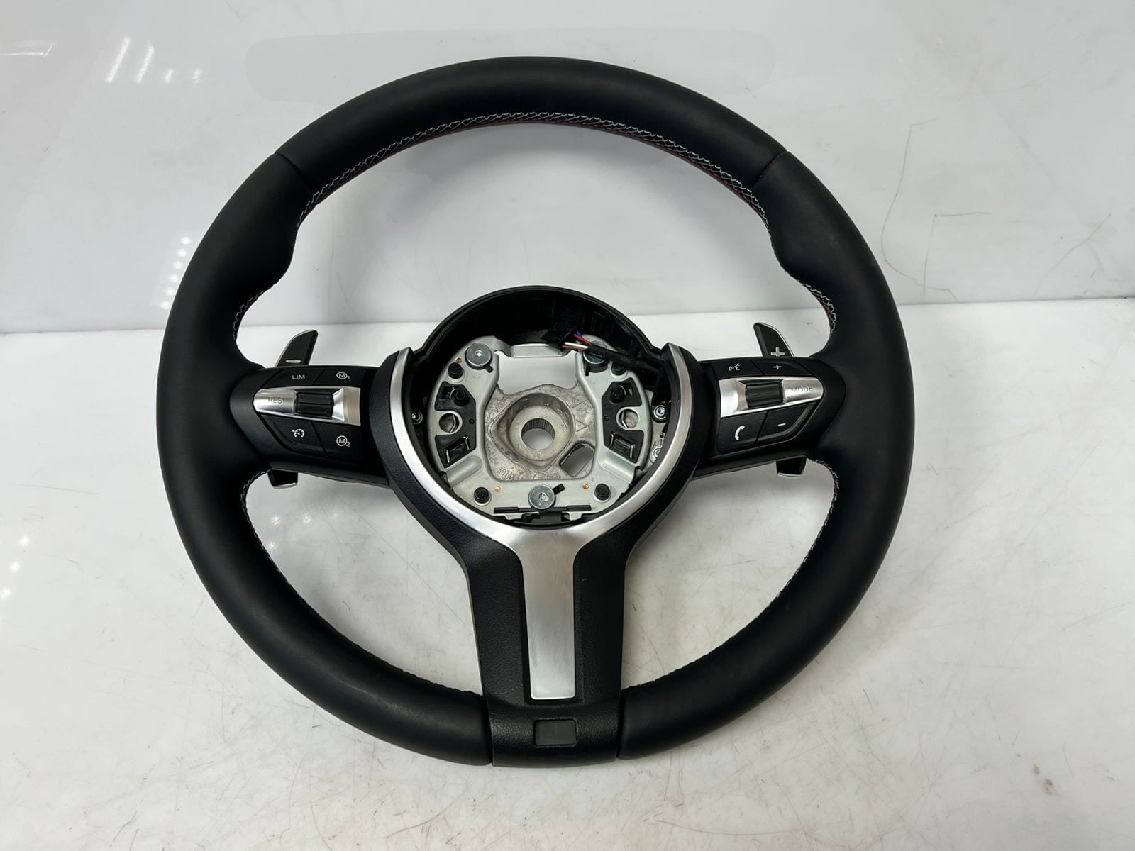 BMW M3 F80 M2 F87 F20 M4 F82 M SPORT STEERING WHEEL M COLORED TRIM 3074437 OEM