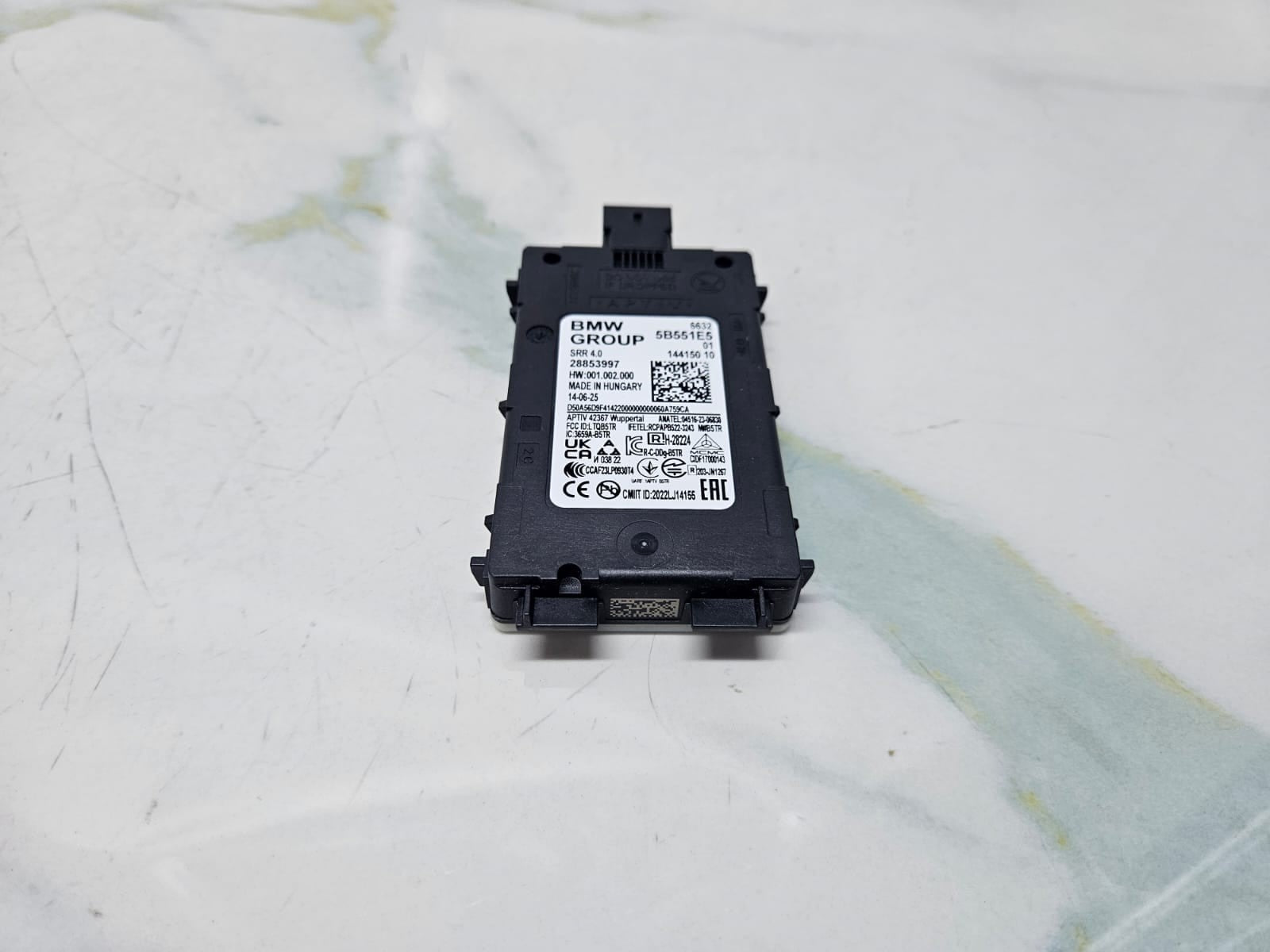 5B551E5 Radar Sensor Close Range Genuine BMW G05 G60 G70 U10 U11 New