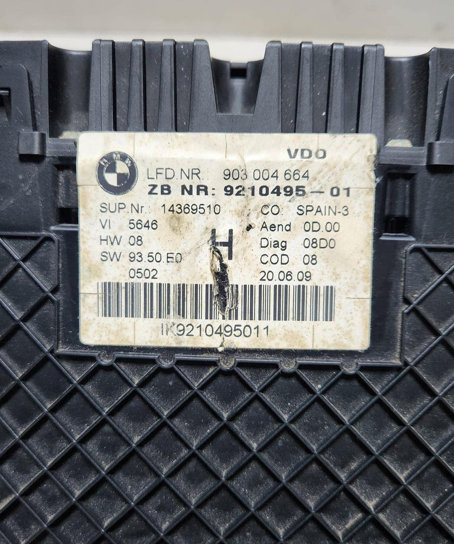 9210495 BMW 2009 Z4 Instrument Cluster Z4 E89 OEM