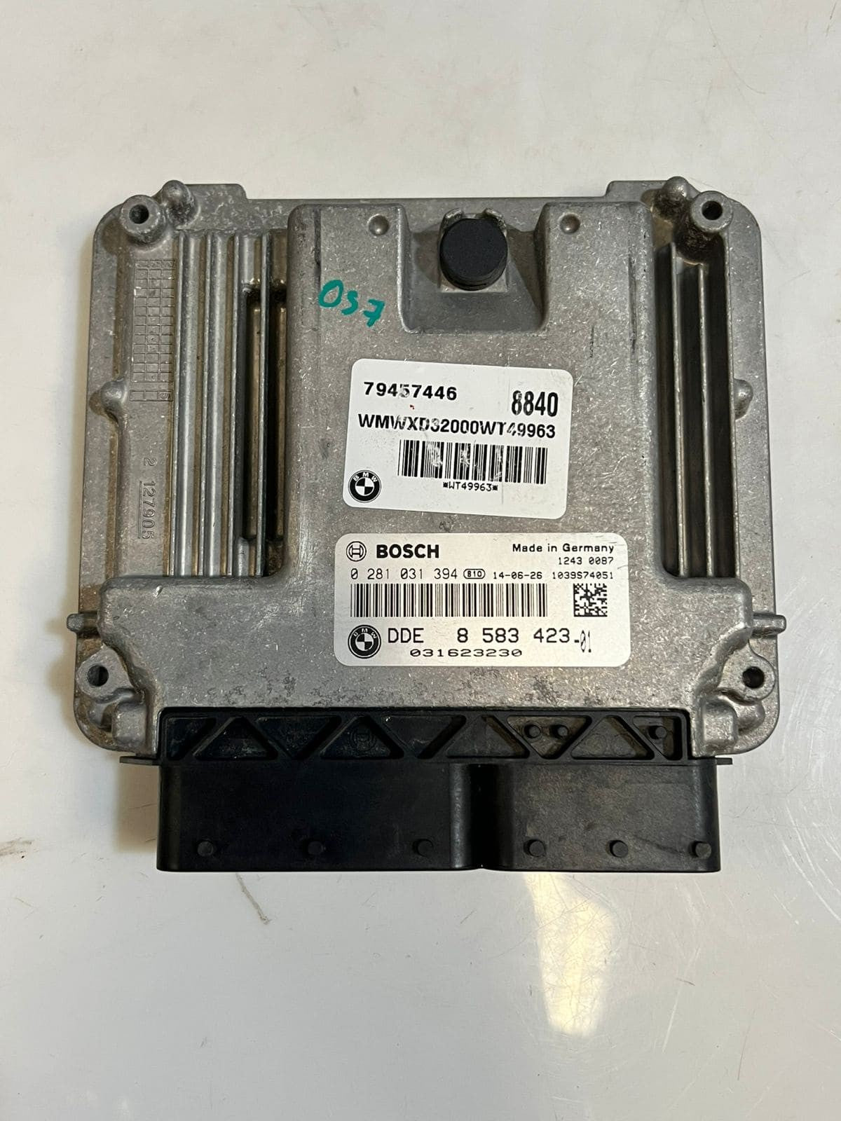 2015 Mini Cooper R60 N47N Engine Control Unit ECU SET DDE+CAS3+2KEYS 8583423