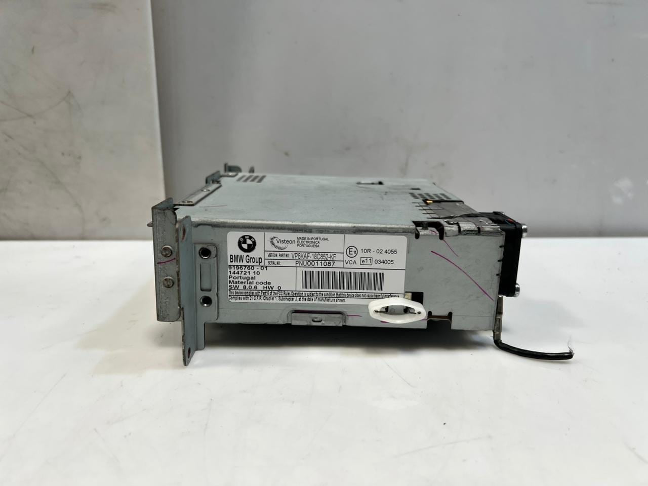 BMW 5 Series E60 E61 LCI Radio CD Player Head Unit With Aux 9196760 OEM