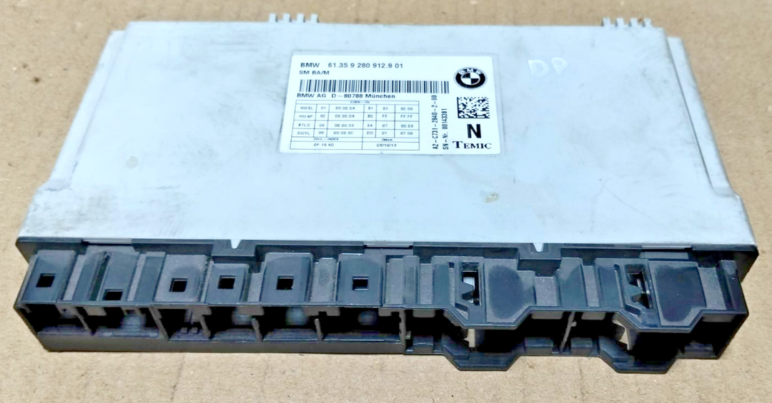 2013 BMW 335I F30 FRONT LEFT SEAT CONTROL MODULE, 613592809129, 61359280912, OEM
