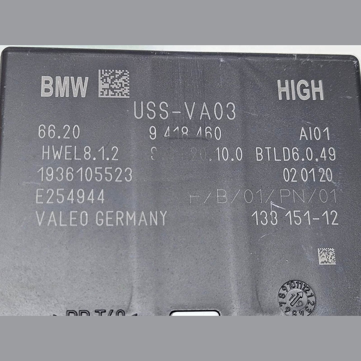 2018-2021 BMW X3 G01  Parking Sensor Control Module 9418460 OEM
