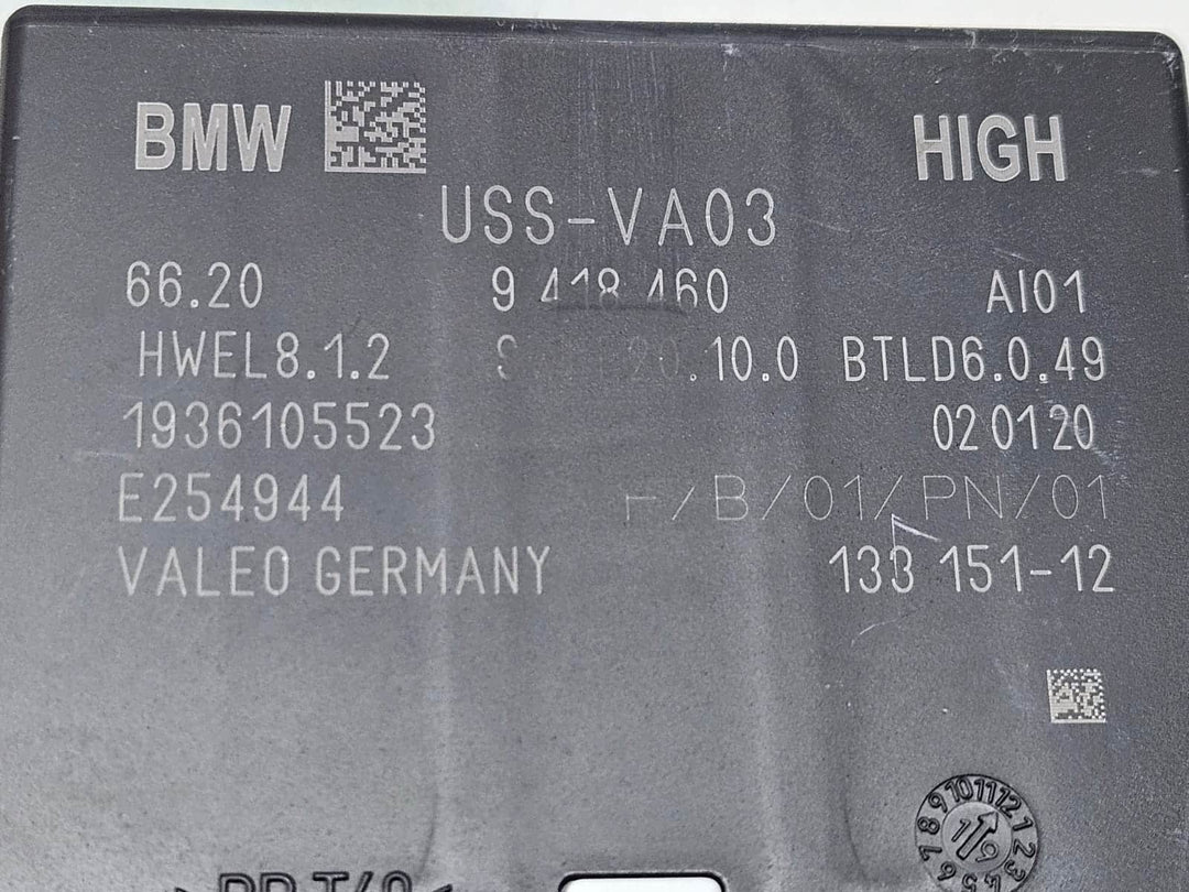 2018-2021 BMW X3 G01  Parking Sensor Control Module 9418460 OEM