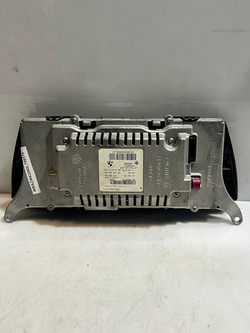 2010-2013 BMW X5 X5M and X6 E71 8.8" Information Display Screen 2418125 OEM
