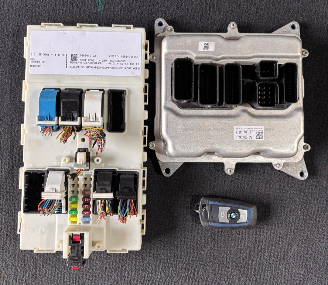 BMW F30 320i N20 ENGINE CONTROL Unit ECU SET DME WITH KEY 8631725