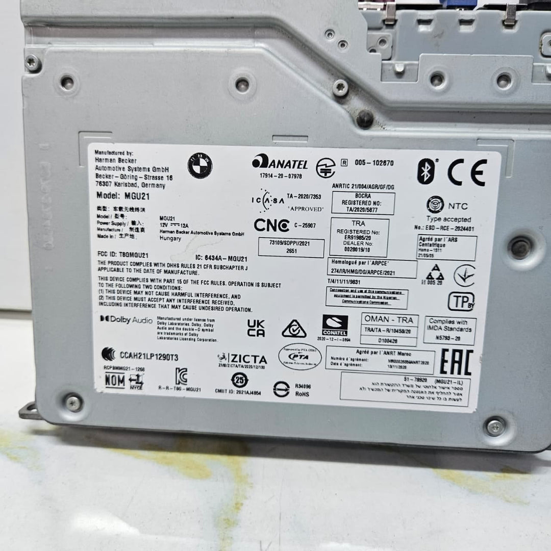 Genuine 2023 BMW iX U06 MGU21 System Audio Head Unit 5A81AD0 Brand New
