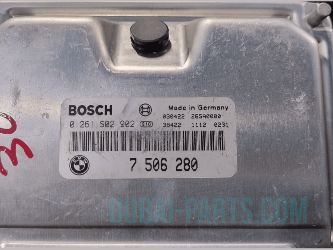 BMW 7 SERIES E65 E66 760i 760Li ENGINE CONTROL UNIT ECU ONLY - 7506280