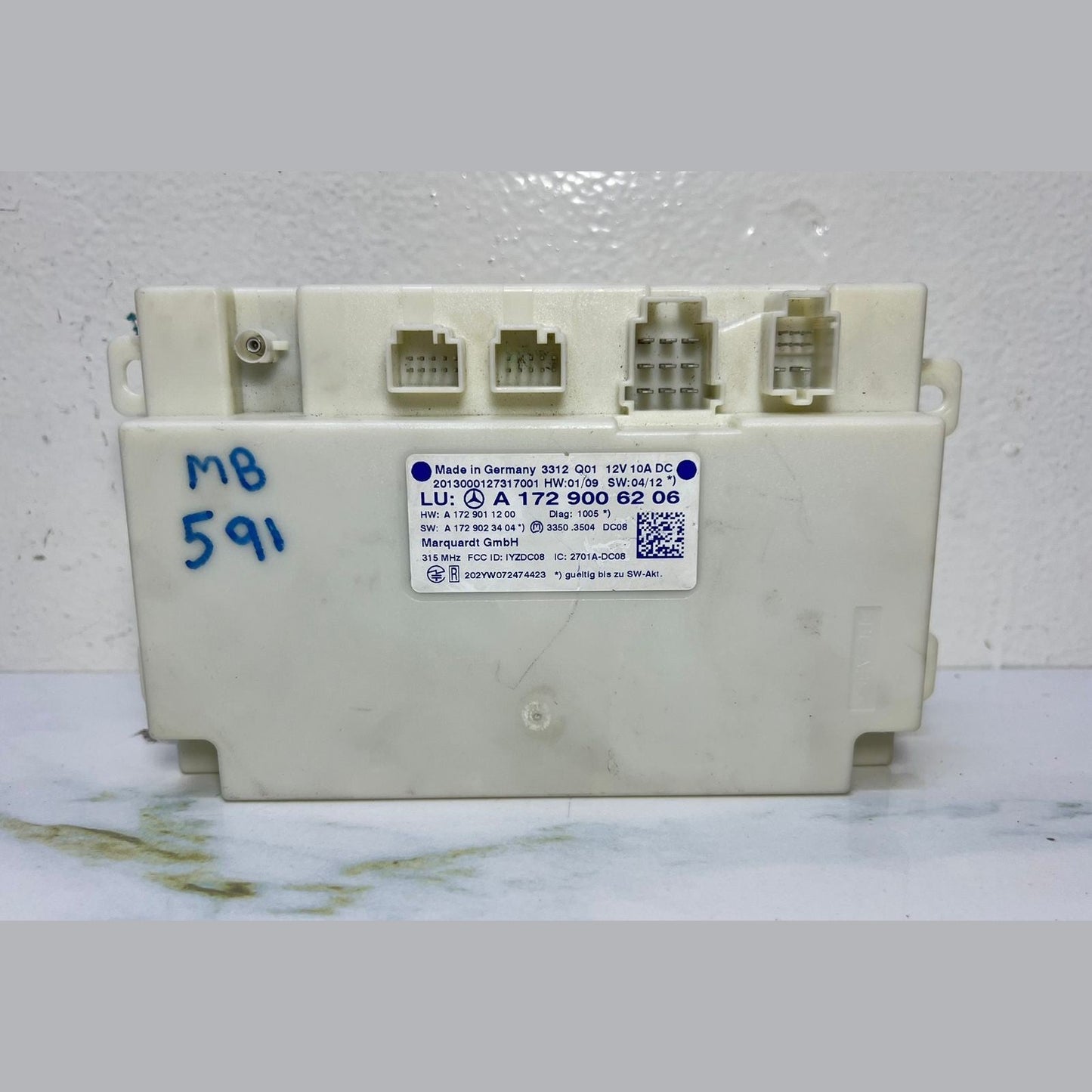 Mercedes R172 SLK350 CLS550 Keyless Go Entry Control Module A172 9006206 OEM