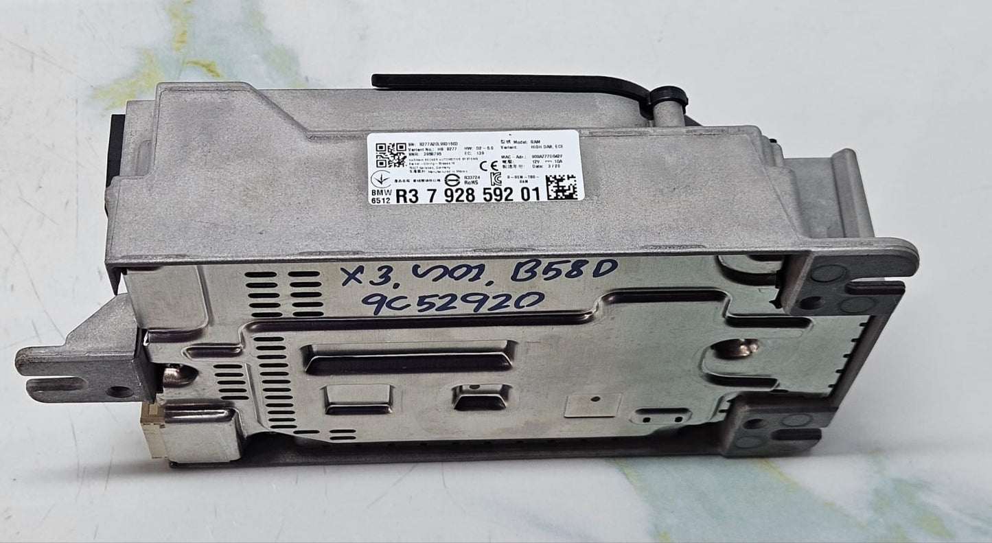 2020-2024 BMW X3 G01 M40iX AUDIO HIGH SOUND AMPLIFIER 7928592 OEM