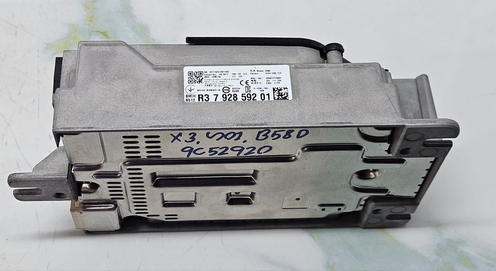 2020-2024 BMW X3 G01 M40iX AUDIO HIGH SOUND AMPLIFIER 7928592 OEM