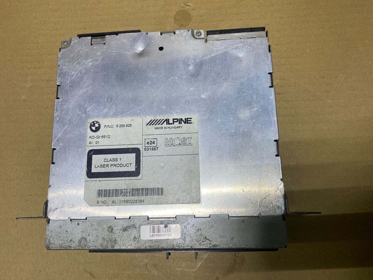 BMW Radio Audio Head Unit 9258925 5 Series F10 F11 radio audio head unit