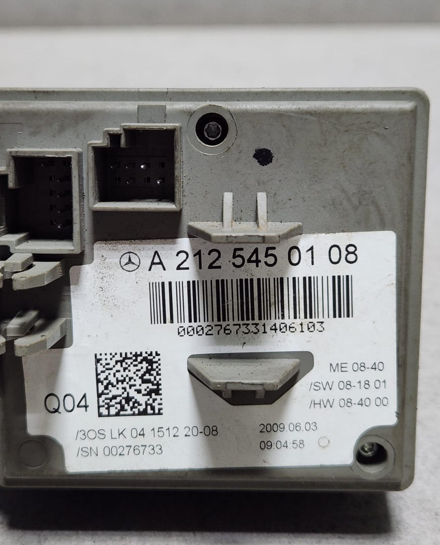 Mercedes Ignition Switch Lock Control Unit Module A2125450108