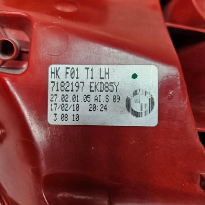 7182197-2010 BMW 7 Series F01 F02 F03 F04 750Li Rear Taillight Left Side OEM