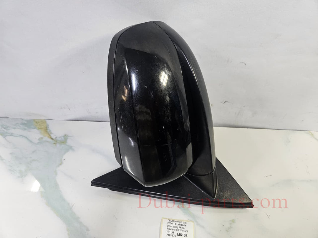 OEM BMW X5 E70 2006-13 Left Side Door Wing Mirror 3 Pin LH 7181175 RHD