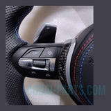 Neues Carbon M-Sportlenkrad mit oben liegender LED-Schaltanzeige für F30, F25, F36 (Nachrüstprodukt)