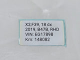 9437958-2019 BMW X2 F39 RHD Audio DVD Head Unit OEM
