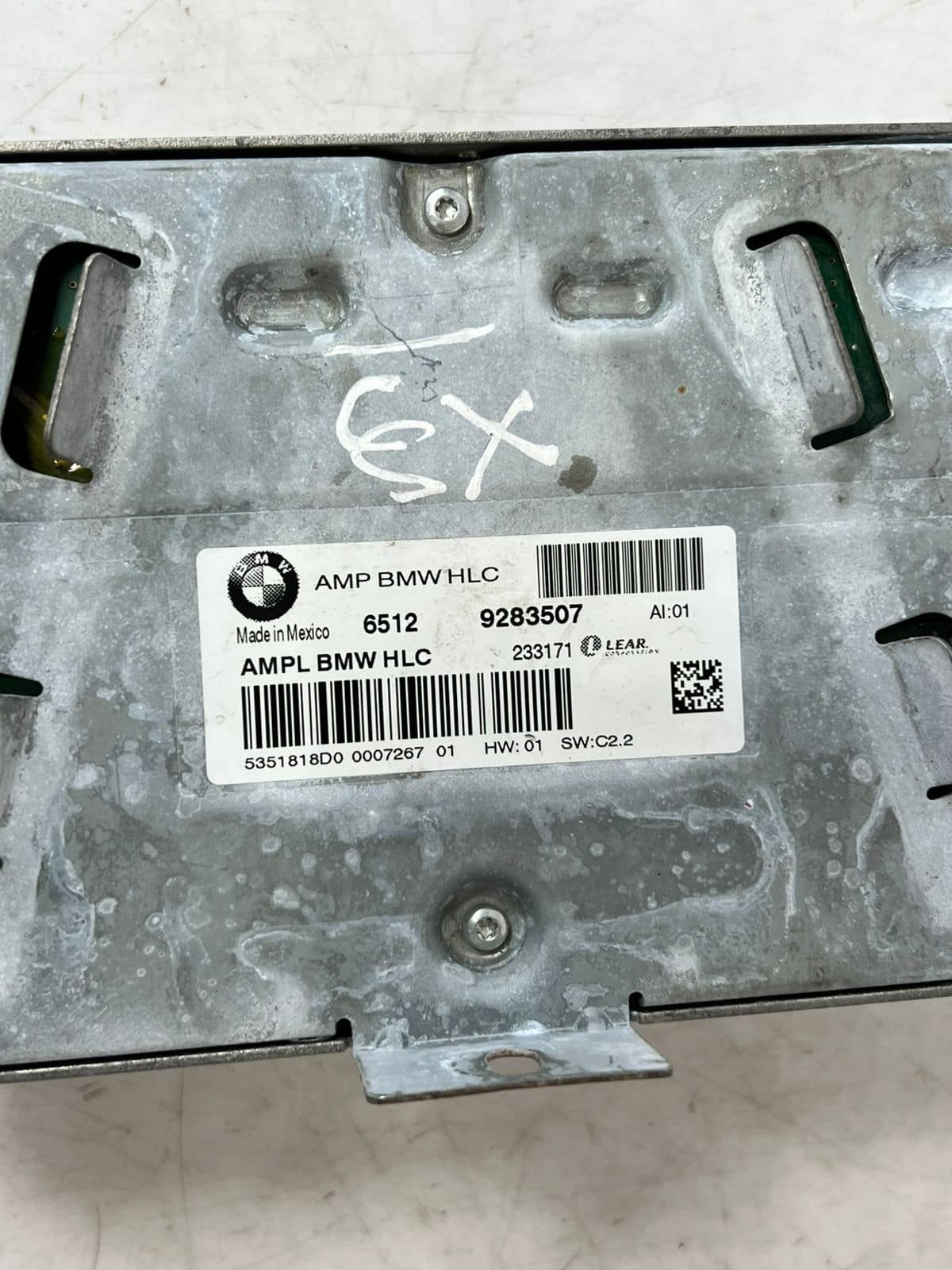 2011-2014 BMW X3 F25 HiFi Audio System Amplifier CONTROL UNIT 9283507 OEM