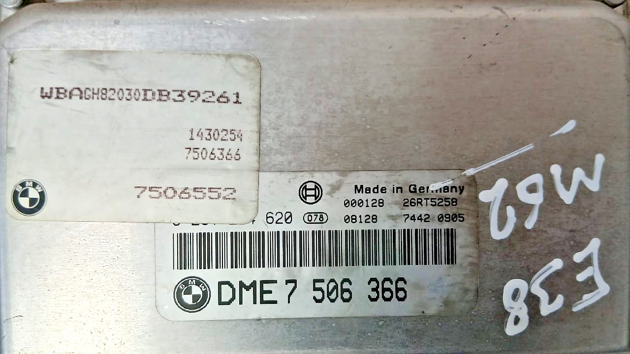 BMW 7 Series E38 735i 1998-2001 Engine Control Unit ECU Kit 7506366 7503871 1423
