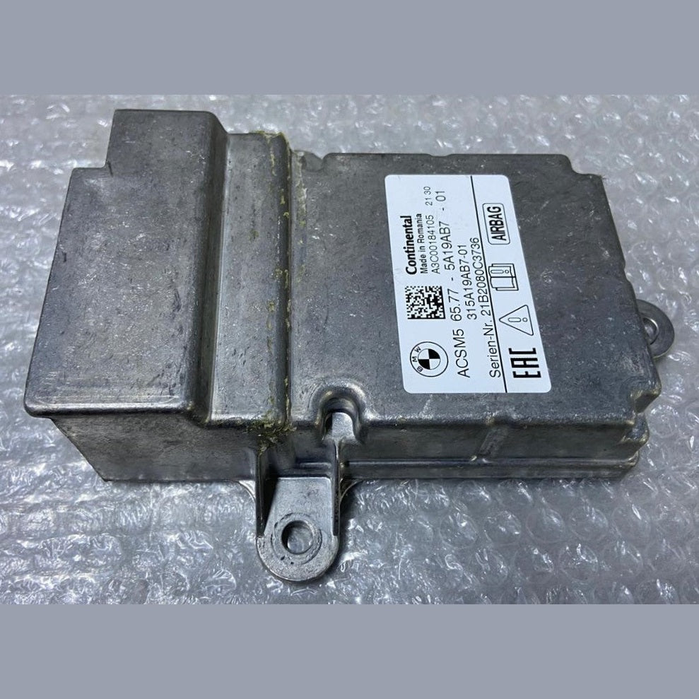 Genuine BMW SRS AB Control Module Unit – Part Number 5A19AB7