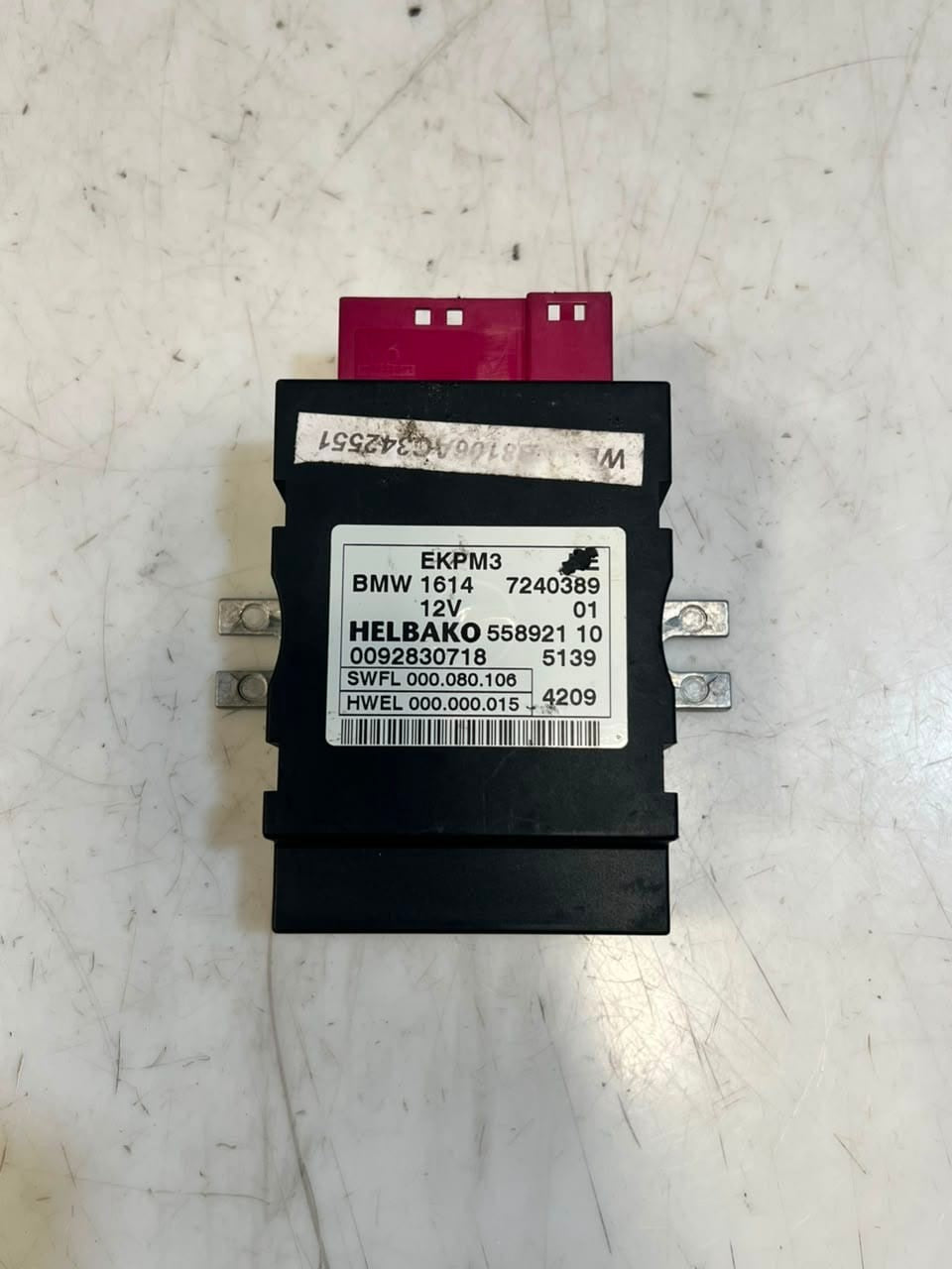 BMW F01 F02 F10 F11 7 Series F07 5 GT Fuel Pump Control Module 7240389 OEM
